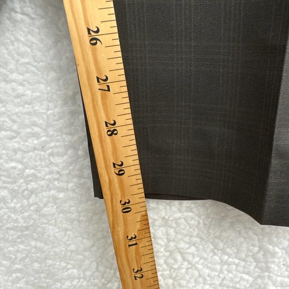 Perry Ellis Portfolio, Men's Modern-Fit Subtle Check Dress Pants, 40W x 30L - Picture 10 of 10